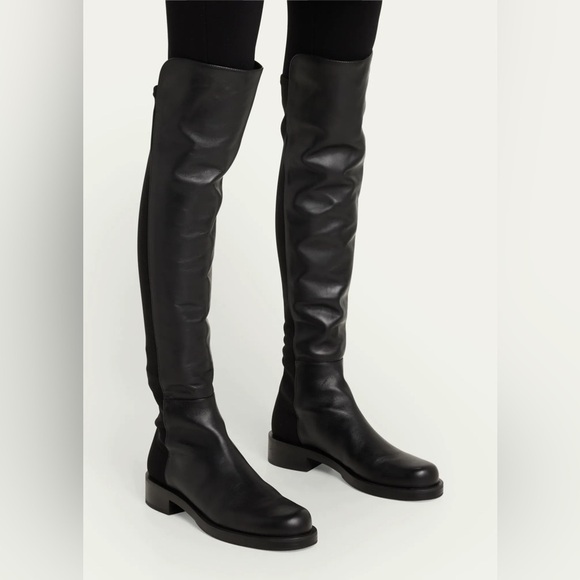 Stuart Weitzman Over the Knee Boots 5050 Bold Leather - Picture 1 of 7